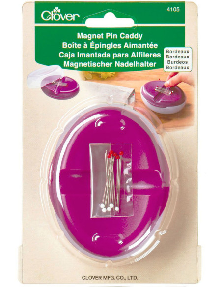 Caja de alfileres magnética Clover