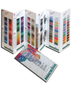 Carta de colores madera rayón
