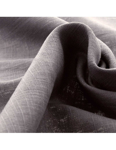 Tejido lino viscosa - Gris