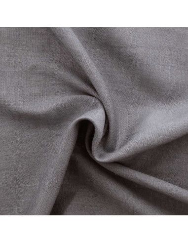 Tejido lino viscosa - Gris