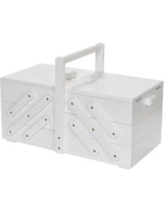 Trabajadora de costura en madera blanca L 2
