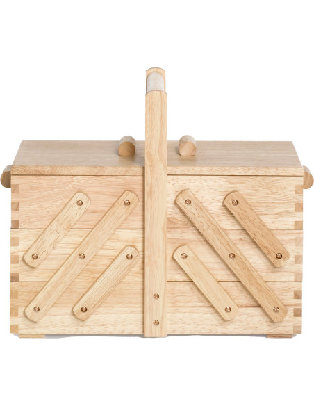 Trabajadora de costura en madera clara M