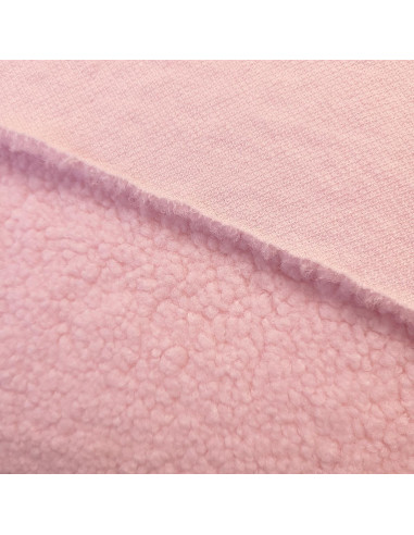 Tejido de peluche rizado Teddy - Marrón