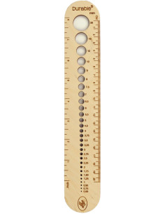 Gran calibre para agujas de tejer de madera duradera