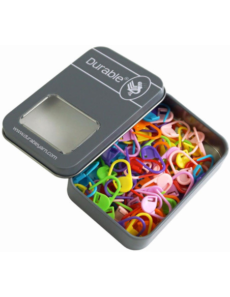Caja de 80 marcadores de malla bloqueables de 23 mm Durable