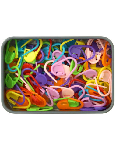 Caja de 80 marcadores de malla bloqueables de 23 mm Durable