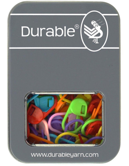 Caja de 80 marcadores de malla bloqueables de 23 mm Durable