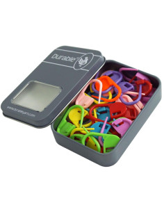 Caja de 32 marcadores de malla bloqueables de 30 mm Durable