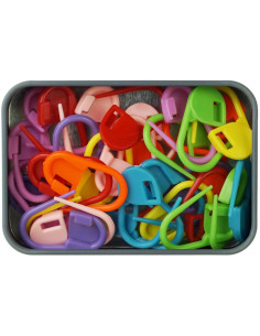 Caja de 32 marcadores de malla bloqueables de 30 mm Durable 2