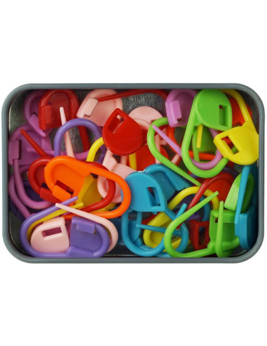 Caja de 32 marcadores de malla bloqueables de 30 mm Durable