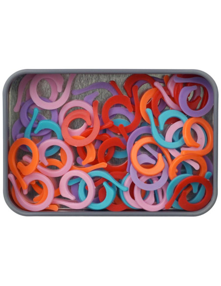 Caja de 50 anillos marcadores de malla abiertos de 19 mm Durable