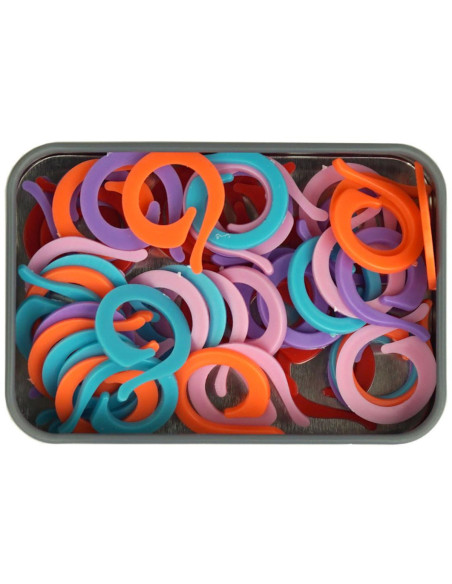 Caja de 50 anillos marcadores de malla abiertos de 24 mm Durable