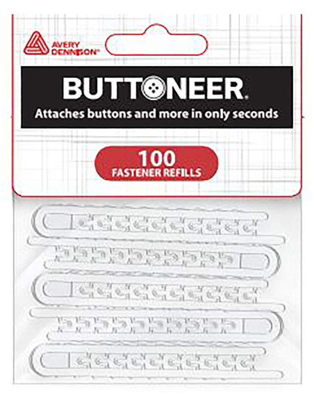 Juego de 100 grapas de recarga para la herramienta de colocación de botones