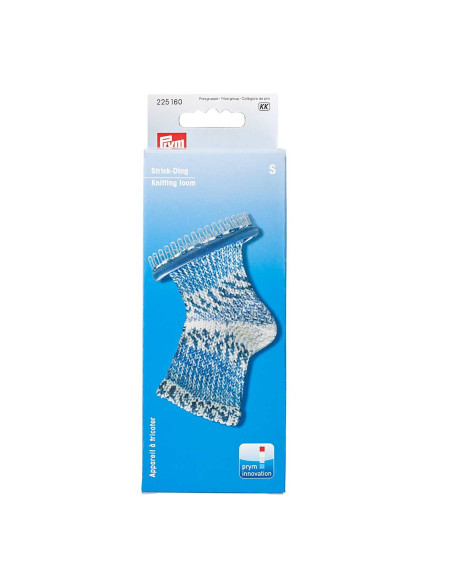 Tricotín para calcetines, calentadores de piernas y calentadores de muñeca.
