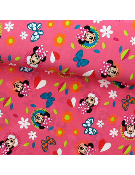 Tejido de punto Minnie - Mariposa y corazón
