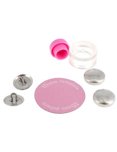Caja de 6 botones para cubrir con herramienta de colocación Bohin - 15 mm 2