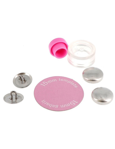 Caja de 6 botones para cubrir con herramienta de colocación Bohin - 15 mm