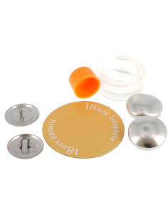Caja de 5 botones para cubrir con herramienta de colocación Bohin - 18 mm 2