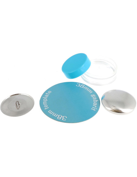 Caja de 2 botones para cubrir con herramienta de colocación Bohin - 38 mm
