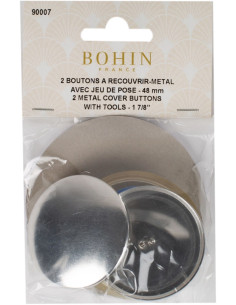 Caja de 2 botones para cubrir con herramienta de colocación Bohin - 48 mm