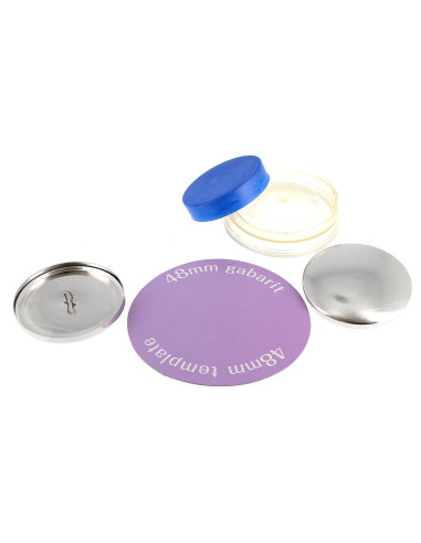 Caja de 2 botones para cubrir con herramienta de colocación Bohin - 48 mm