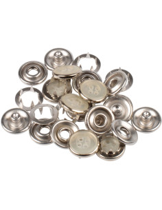 Caja de 6 broches sin costura jersey 12 mm Bohin - Nacarado 2