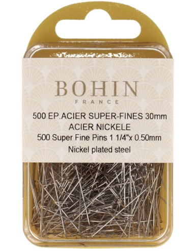Caja de 500 alfileres superfinos Bohin