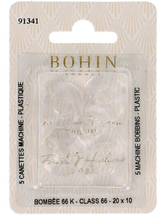 Bobinas abombadas para máquina de coser de plástico Bohin