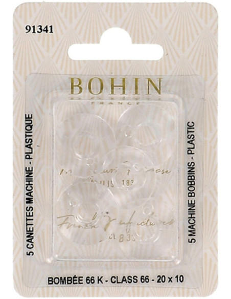 Bobinas abombadas para máquina de coser de plástico Bohin