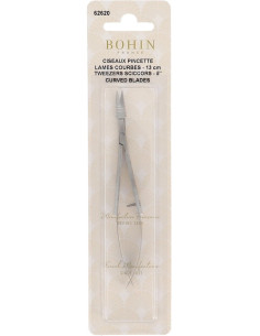 Tijeras de bordado pinzas hojas curvas 13 cm Bohin 2