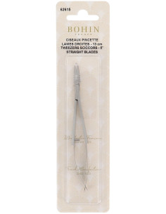 Tijeras de bordado pinzas hojas rectas 13 cm Bohin 2