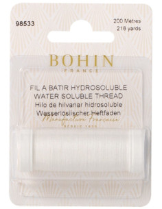 Hilo soluble en agua para hilvanar Bohin