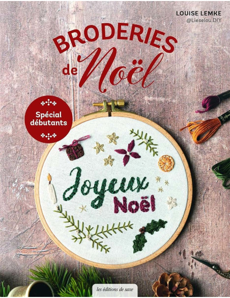 Libro de bordados de Navidad