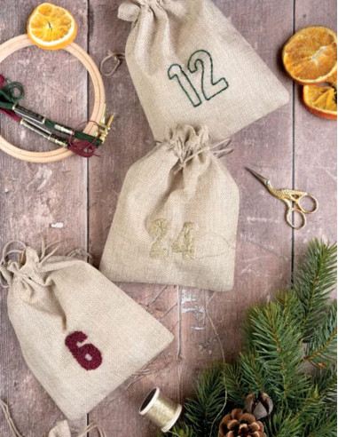 Libro de bordados de Navidad