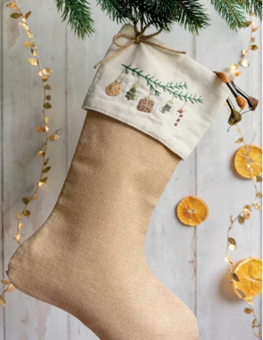 Libro de bordados de Navidad
