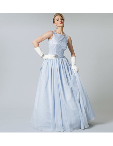 Patrón de vestido año 1956 - Vogue 8729