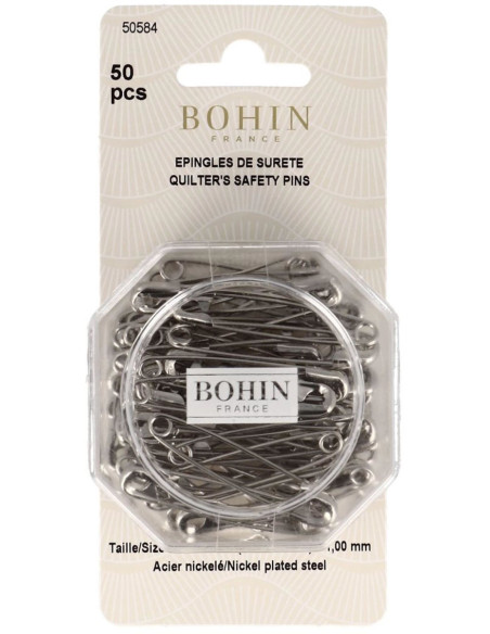 Caja de 50 imperdibles de 48 mm Bohin