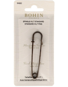 Alfiler de kilt 76 mm - Bronce antiguo Bohin