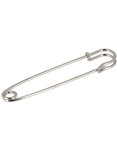 Alfiler de kilt gigante 100 mm - Plata Bohin