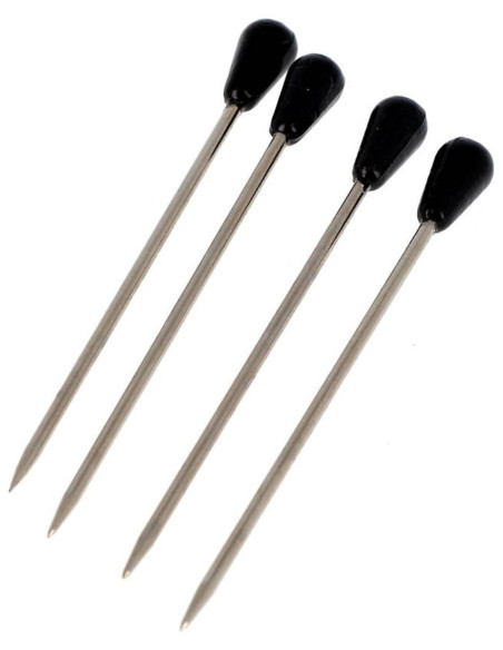 Caja de 100 alfileres de tapicero forma de pera negra Bohin