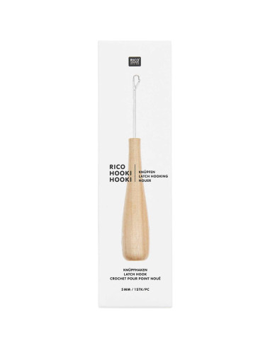 Gancho para punto anudado de 5 mm Hooki Hooki Rico
