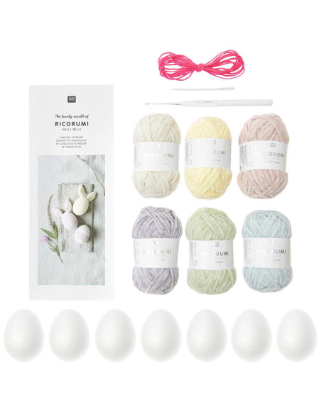 Kit de crochet - Huevos de Pascua