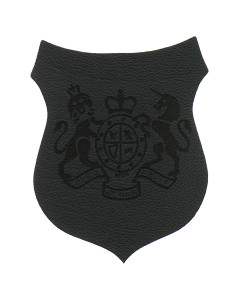 Motivo extra fino escudo dios y mi derecho - Gris