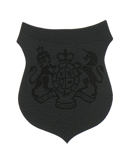 Motivo extra fino escudo dios y mi derecho - Gris