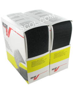 VELCRO® Brand adhesivo negro de 50 mm de ancho caja de 5 metros