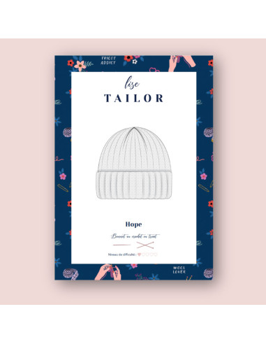 Patrón de tejido - Gorro Hope - Lise Tailor