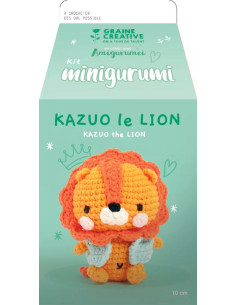 Kit de crochet minigurumi - Kazuo el león