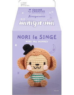 Kit de crochet minigurumi - Nori el mono