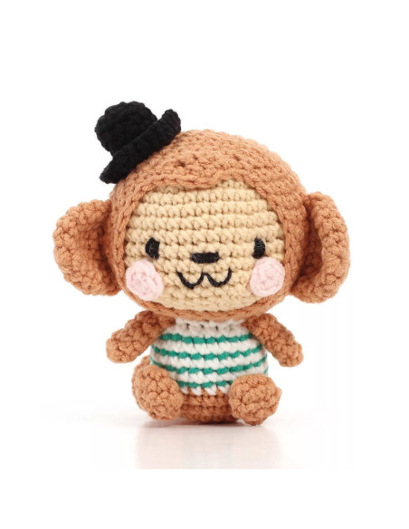 Kit de crochet minigurumi - Nori el mono