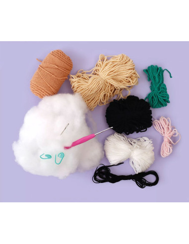 Kit de crochet minigurumi - Nori el mono